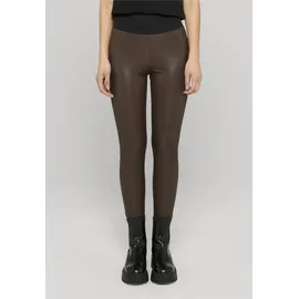URBAN CLASSICS Faux Leather Leggings Brown XS