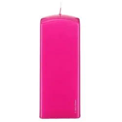 Kopschitz Kerzen Kerzen Quadratische Kerzen (Quader Kerzen) Pink, 150 x 70 x 70 mm, 4 Stück