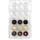 Decora 0050152 SCHOKOLADENFORM HALBKUGEL MIT LOCH 18 CAV Ø 25 X 12,5 H MM