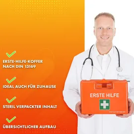 Floordirekt Erste-Hilfe-Koffer Mittel nach DIN 13169 für mittelgroße Betriebe