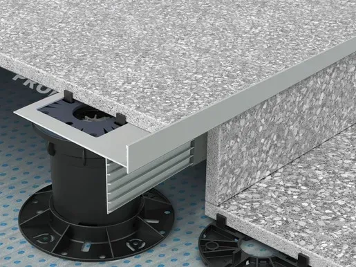 Aluminium-Sockelleiste Progress Profile Prosupport-Profil T, Eloxgrau 20/2700 mm, für Ziele unter 2 cm Pflasterung, PSPRPTE20ALGF