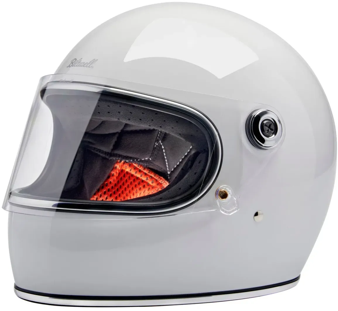 Motorradhelm Biltwell Gringo S Gloss White ECE2206, L