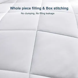 yasmeng kuscheldecke Kinder Bettdecke 200x200cm Steppdecke Mikrofaser 300gsm