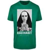 Mister Tee Bad Habit Tee in Grün, Größe L