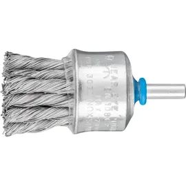Pferd Pinselbürste mit Kunststoffschutz gezopft Ø30 mm Schaft-Ø6 mm Edelstahl-Draht-Ø0,35 10 Stück