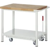 Rau Werkbank mit absenkbarem Fahrgestell Modell 8000 B 1000 x T 700 x H 880mm