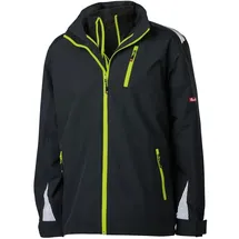 Fortis 3-in-1Jacke 24, schw./lime,Gr.3XL