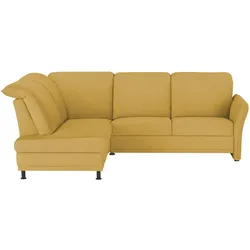 Polstermöbel Oelsa Ecksofa  Mallorca ¦ gelb ¦ Maße (cm): B: 258 H: 92 T: 198.0