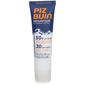 Piz Buin Mountain Creme LSF 50+ 20 ml + Stick 2 ml
