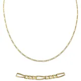 FIRETTI Collierkettchen FIRETTI "Schmuck Geschenk Gold 333 oder 585 Figarokettengl. in mehreren Breiten" Gr. 60, gold (gelbgoldfarben), Halsketten, Damen, 60, Gelbgold 333, B: 1,8mm, Made in Germany, B:1,8mm