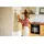 Tulup Magnettafel Memoboard aus Glas 60 x 120 cm Braun