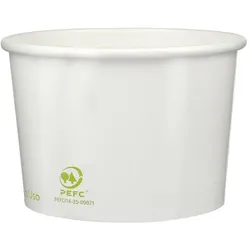 MONOUSO - Pappbecher Bio für Eis 310ml (1.200 Stück)