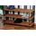 KESPER Schuhregal 3 stöckig Tannenholz dunkel 89 x 30 x 90 cm braun