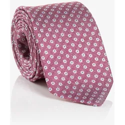 Krawatte MONTI, Damen, rot, Seide, gemustert, casual,klassisch, Krawatten, aus reiner Seide, Punkte-Muster, 6,5 cm breit