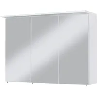 WELLTIME Spiegelschrank »Flex«, Breite 90 cm, mit 3D-Spiegeleffekt weiß