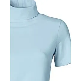 Heine Rollkragen-Shirt Kurzarm Blau 34
