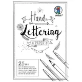 Ursus Handlettering-Block Tonkarton 200 g/m2 DIN A4 25 Blatt Farbe Weiß