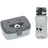 Lässig Brotdose & Trinkflasche Set - Lunch Set mit Lunchbox und Trinkflasche (460 ml)/About Friends Racoon
