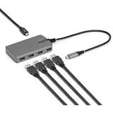Startech StarTech.com Hub 5Gbps, mit 4x USB-A treiberlos (5G4AC-USB-C-HUB)