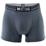 Mustang Herren Retroshorts Vorteilspack, Boxershorts, Pants, True Denim, S-XL Blau/Graumel./Rot L