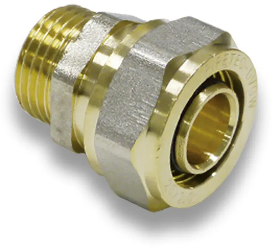 Klemmringverschraubung Schraubfitting Pipetec, Übergänge mit Außengewinde (AG) (Ausführung: 20 - 1''AG)
