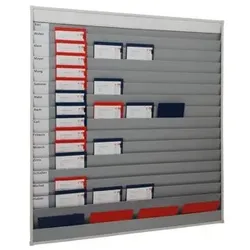 Planungstafel,15 Schienen