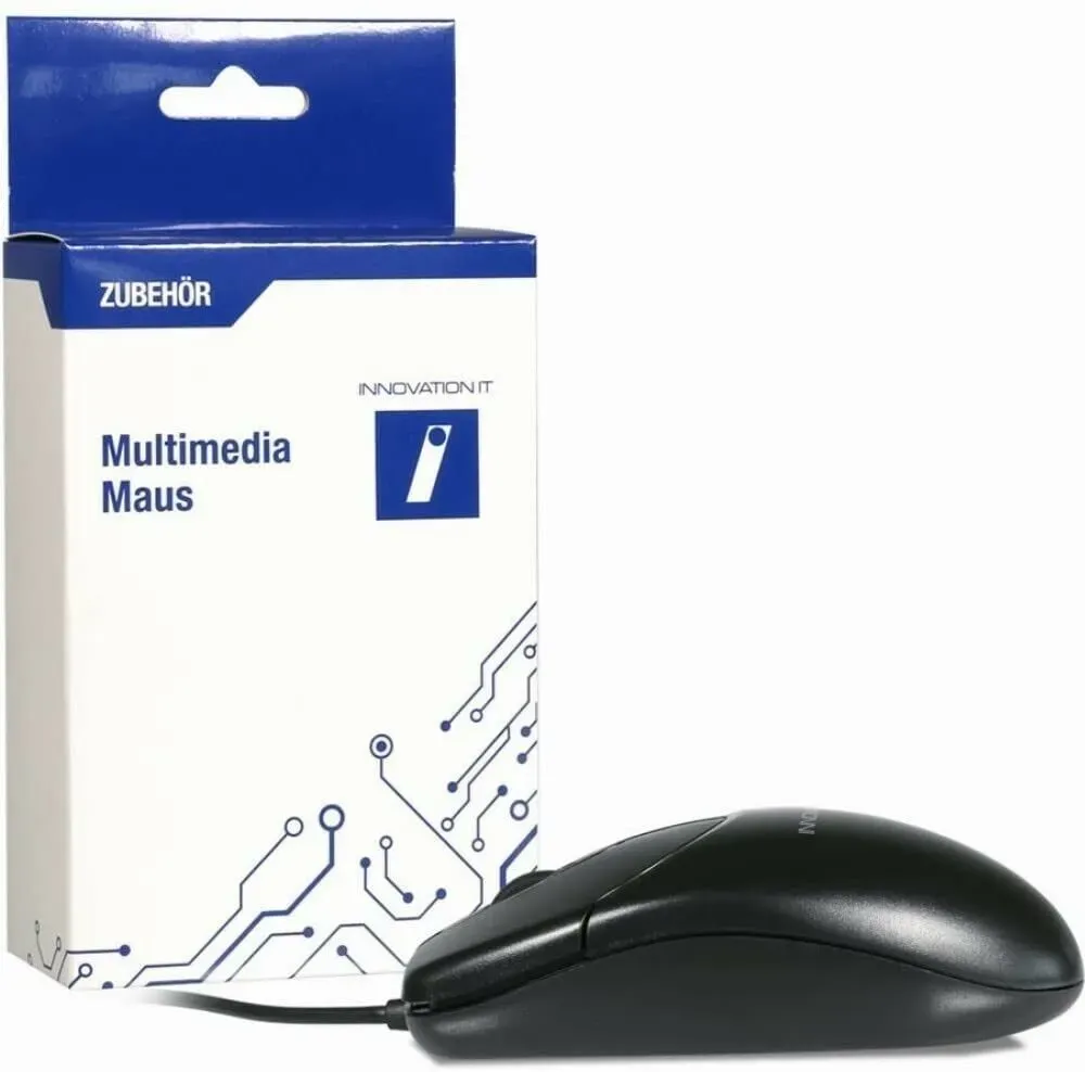 Innovation-IT Maus black USB