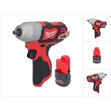 Milwaukee M12 BIW38-251 Akku Schlagschrauber 12 V 135 Nm 3/8 ̋ + 1x Akku 2,5 Ah - ohne Ladegerät