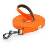 Rudelkönig Schleppleine mit Handschlaufe orange 5 m