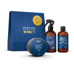Steve's No Bull***t Hair Care Trio Box Geschenkset für das Haar für Herren