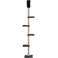 CAT DREAM Kratzbaum 50 x 36 x 260 cm schwarz