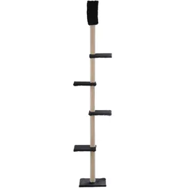 CAT DREAM Kratzbaum 50 x 36 x 260 cm schwarz
