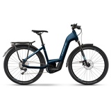 Haibike Trekking 8 Bosch 750Wh Elektro Trekking Bike Glossy Nebular Royal Blue/Metallic Frozen Lake/Silver | 27.5" Wave L/54cm