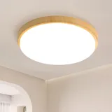 JDONG LED Deckenleuchte 36W Flach Rund Weiß Deckenlampe Modern warmliches 3000K Lampe für Schlafzimmer Büro Wohnzimmer Küche Keller Balkon Ø40CM