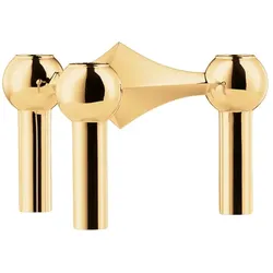 Stoff Nagel - Kerzenhalter, Messing