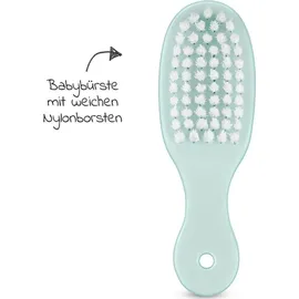 Philips AVENT Babypflege-Set – Starter-Set mit 9 Zubehörteilen: Nagelknipser, Schere, 3 Nagelfeilen, Kamm, Haarbürste, Nasensauger und Fingerzahnbürste (Modell SCH401/00)