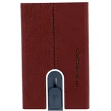 Piquadro Kredit- / Visitenkartenetui Black Square Credit Card Case Slider RFID Cuoio