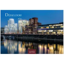 Casares Edition Düsseldorf Kalender 2026 – Wandkalender | Fotokalender Deutschland 50x35cm – 12 großformatige Fotomotive in Top-Qualität der Rheinmetropole