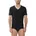 V-Neck schwarz 4XL Herren