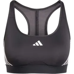 adidas Performance Powerreact 3-Streifen Training Sport-BH Damen 095A - black M