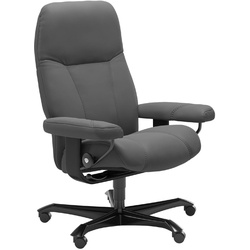 STRESSLESS Bürostuhl Consul Office Leder Grau Batick Grey M (Medium)