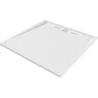 Mexen Amon Quadratische Duschwanne Smc 100 x 100 cm, Weiß - weiß