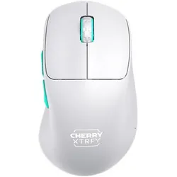 CHERRY XTRFY M64 Wireless Gaming-Maus, weiß Computer-Maus