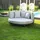 Home Deluxe Daybed Outdoor Florida Sonnenliege 170 x 67 x 0 cm Grau