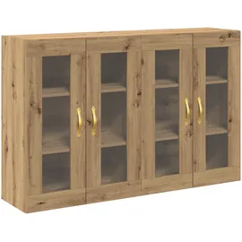 vidaXL Wandschränke 2 Stk. Artisan Eiche 69,5x34x90 cm