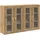 vidaXL Wandschränke 2 Stk. Artisan Eiche 69,5x34x90 cm