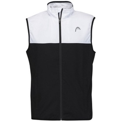 Head Tennisjacke Herren Tennisweste CLUB 22 VEST M schwarz S