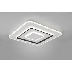 Trio R64293931 LED-Deckenleuchte Jora 1x55W | 6400lm | 2700-6000K | IP20 - integrierter Dimmer, stufenlos einstellbare Lichtfarbe, Memory-Funktion, Fernbedienung, Nachtlicht, Sleep-Timer, 3 Dimmstufen über Schalter, mattweiß