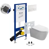 Kronenbach Tube Wand-WC mit WC-Sitz Weiß