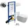 Kronenbach Tube Wand-WC mit WC-Sitz Weiß